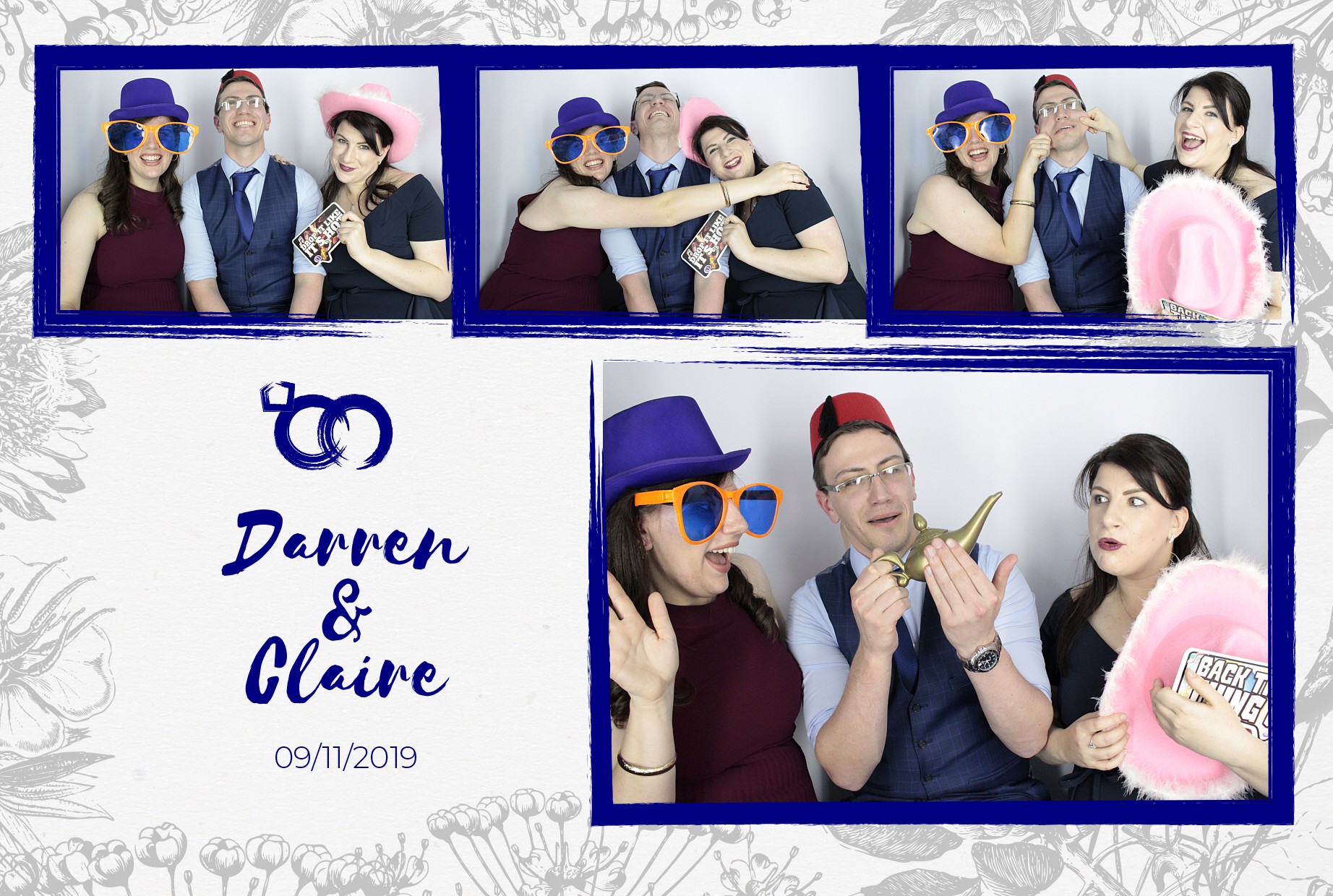 Darren and Claire’s Wedding  | View more photos from the event at gallery.myphotoboothexperience.co.uk/u/MyPhotoBoothExperienceLtd/Darren-and-Claire’s-Wedding